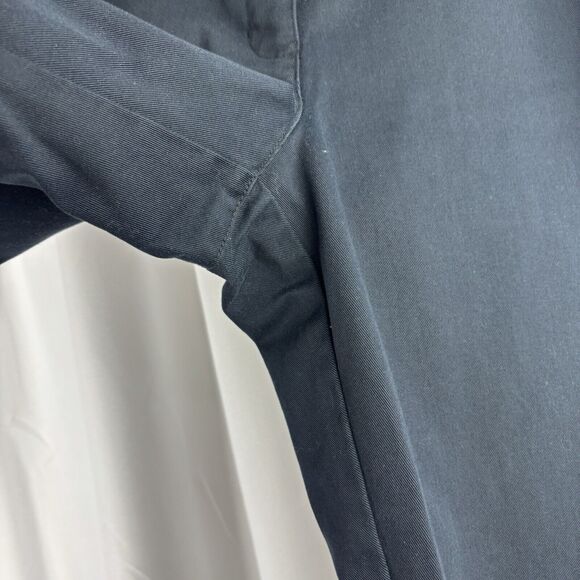 L.L. Bean Pants Women 10 Medium Navy Blue Classic Fit Straight Khaki Ladies HQG7 - Picture 5 of 12